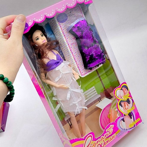 Лялька "Pregnant Women" 29 см (РОЖЕВА) (MiC)