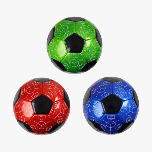 Мяч футбольный размер №5, материал мягкого EVA (КРАСНЫЙ) (MiC)