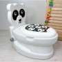 Горщик "Панда", спинка, знімний горщик, тримач для паперу, звуки води, підсвічування кнопки, в коробці (MiC)