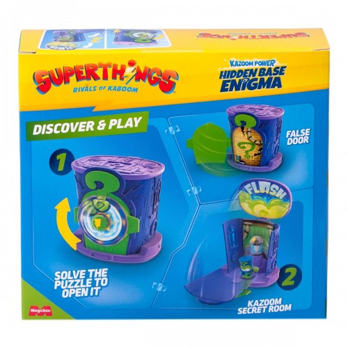 Игровой набор SUPERTHINGS серии "Kazoom Power" - СКРЫТАЯ БАЗА ЭНИГМА (SuperThings)