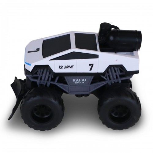 Автомобиль SPRAY CAR на радиоуправлении – CYBER RIDE (белый, 1:24, 2.4 ГГц, акум. 3,7 V, выхлопная пара) (KS Drive)