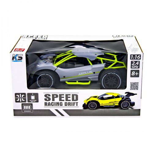 Автомобиль SPEED RACING DRIFT на р/у – AEOLUS (серый, аккум.3,7V, 1:16) (KS Drive)