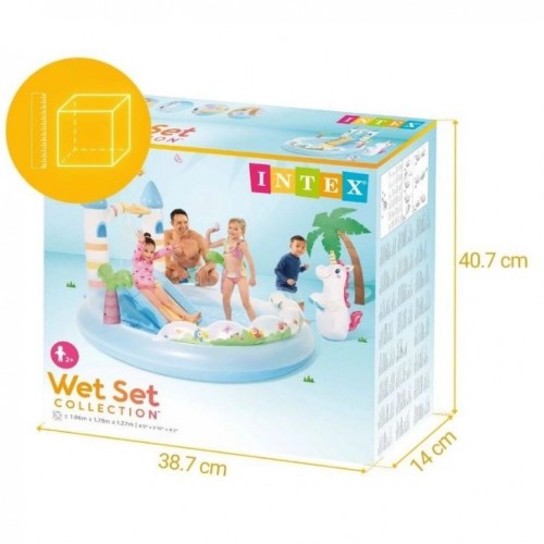 Надувний ігровий центр (вік 2+) 196cmX178cmX127cm (Intex)