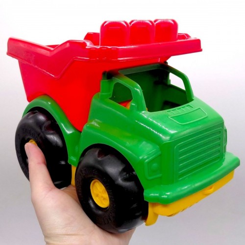 Машина "Тотошко" самоскид №2 зелений з червоним (Colorplast)