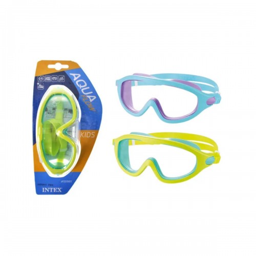 Маска для плавания (возраст 3-8 лет) (Сиреневый) (Intex)