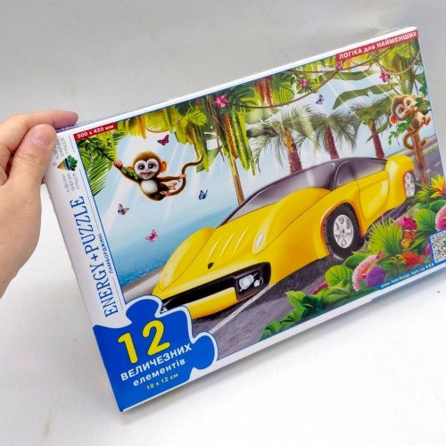 Гра-пазл (12 елементів) Ламборджині (Київська фабрика іграшок)