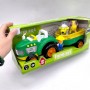 Трактор, подсветка, звуки, 3 фигурки, в коробке (JING TENG TOY)