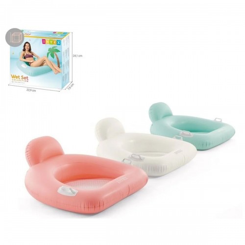 Надувной плотик в коробке 114x107 см (Розовый) (Intex)