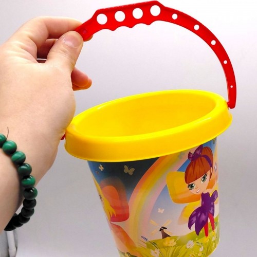 Дитяче відерце з ручкою, (3, жовте) (Технок)