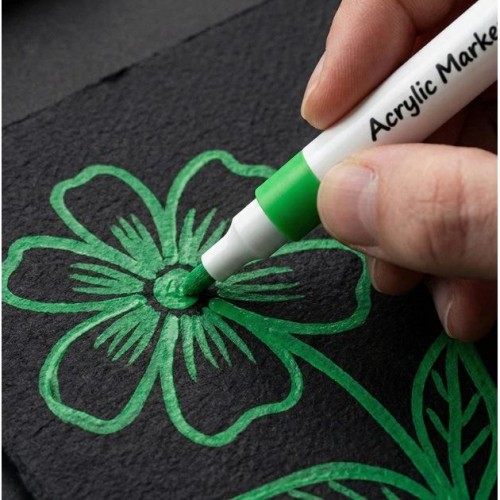 Маркеры акриловые "Jumbo Kite Creative" 12 цветов (Kite)