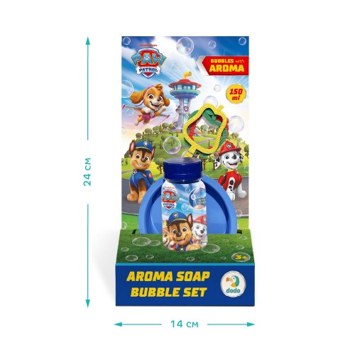 Набор ароматических мыльных пузырей "Paw Patrol". Объем 150 мл (Dodo)