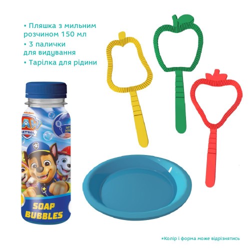 Набор ароматических мыльных пузырей "Paw Patrol". Друзья. Объем 150 мл (Dodo)