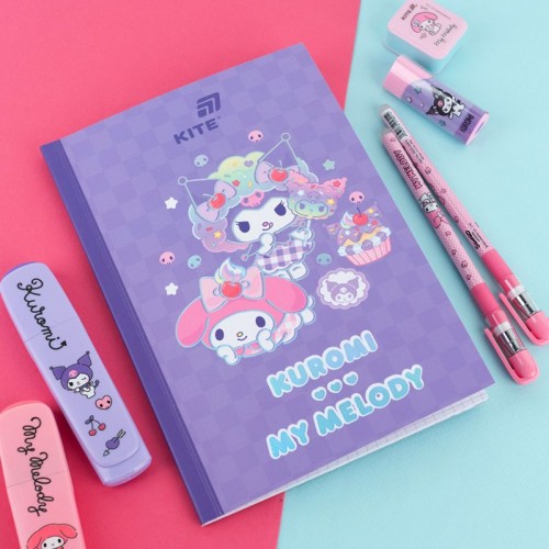 Блокнот м'яка обкл. А5, 40 арк., клітинка, HK-1 (Kite)