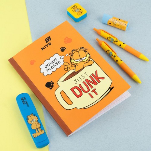 Блокнот м'яка обкл. А5, 40 арк., клітинка, GF (Kite)