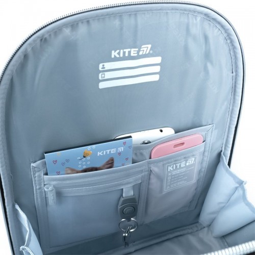 Рюкзак Kite Education каркасный 556 Black&Silver (Kite)