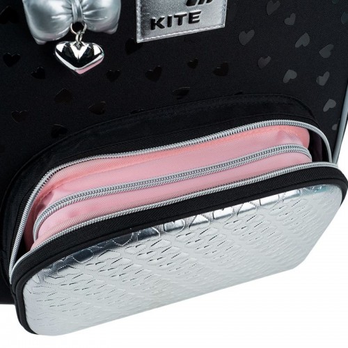 Рюкзак Kite Education каркасный 556 Black&Silver (Kite)