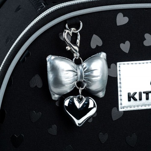 Рюкзак Kite Education каркасный 556 Black&Silver (Kite)