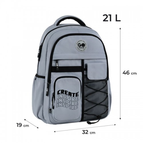 Рюкзак GoPack Education Teens 184 сірий (GoPack)
