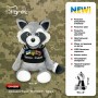 Мягкая игрушка "Енот Патриот", (цвет СЕРЫЙ) (TIGRES)