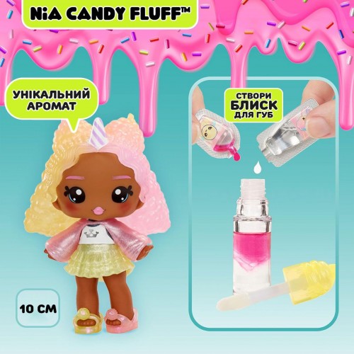 Игровой набор с куклой и блеском для губ YUMMILAND (ЯМИМИЛЕНД) S2 – НИЯ КЕНДИ ФЛАФФ (Yummiland)