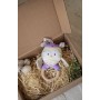 Игрушка - погремушка с деревянным прорезывателем сова Миа, ELFIKI (ELFIKI)