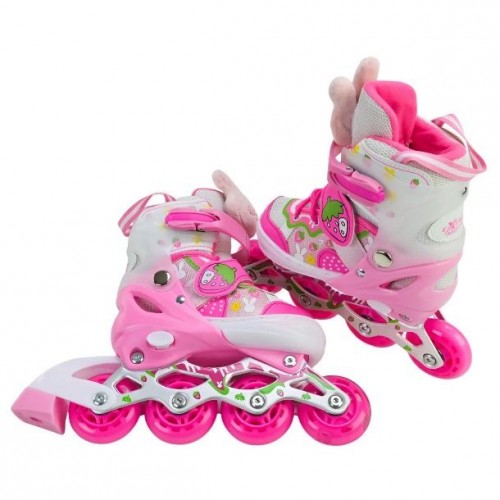 Роликовi ковзани, розмір M (34-37) колеса PU 1 світло (сумка 40*8*33 см) (MiC)