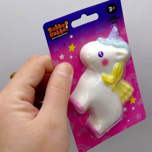 Антистрес сквіш-стікер YabbaDabba "Качка" (ВИД 2) (MiC)