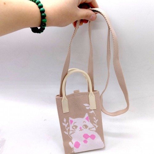 Дитяча сумочка "Кошеня" 18х12см (БЕЖЕВА) (MiC)