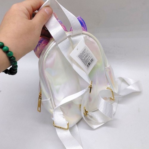 Рюкзак дитячий "Єдиноріг" 20 см (БУЗКОВИЙ) (MiC)