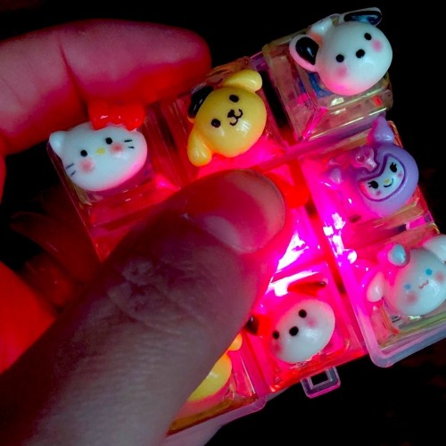 КЛАВІАТУРА-БРЕЛОК LED 9 КНОПОК (SANRIO) мікс (TechnoDrive)