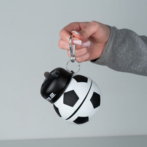 Силіконова пляшка для води, 550 мл, чорно-біла (Kite)