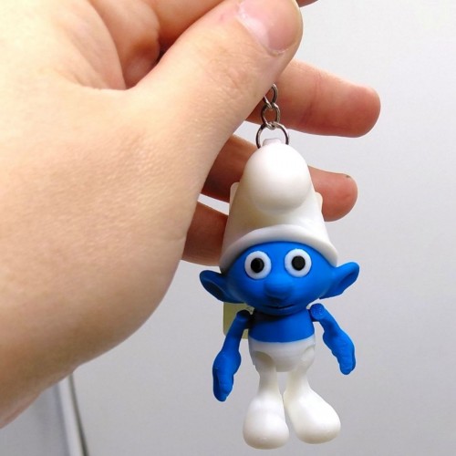 Брелок (3d печать) "SMURF BOY \ Смурф", 7.5 см (MiC)
