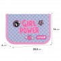 Пенал Kite 1 отд., 1 отв., без наполнения 621 Girl's Power (Kite)