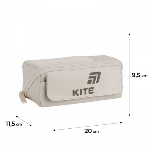 Пенал Kite 2702-1 бежевый (Kite)