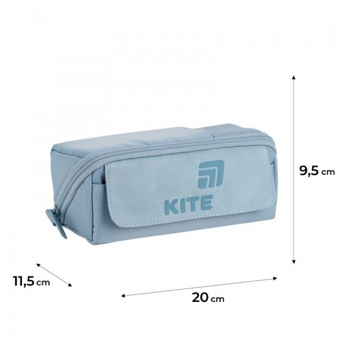 Пенал Kite 2702-2 светло-голубой (Kite)