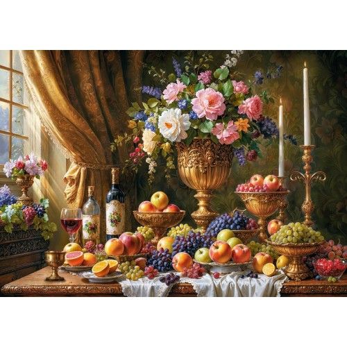Пазли "Стіл у стилі бароко", 2000 деталей (Cherry Pazzi)