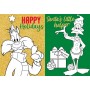 Книжка-раскраска со стикерами - Looney Tunes: Счастливого Рождества! ©Warner Bros. (Ideyka)