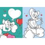 Книжка-раскраска со стикерами - Tom and Jerry: День Святого Валентина © Warner Bros. (Ideyka)