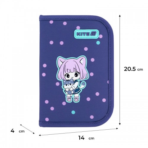 Пенал Kite 1 отд., 2 отв., без наполнения 622 Be Friends (Kite)
