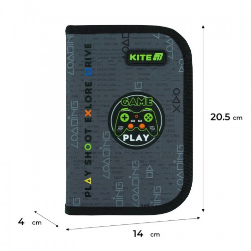 Пенал Kite 1 отд., 2 отв., без наполнения 622 Good Game (Kite)