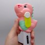Игрушка. Вентилятор ручной "Динозавр" (Розовый) (MiC)