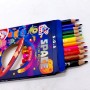 Кольорові олівці з гумкою, 12 шт., SG0018 (SGA toys)