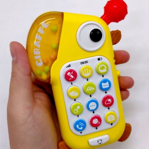 Игрушечный мобильный телефон, музыкальный (КРАСНЫЙ) (LITTLE TIN LOK)