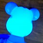 Игрушка присоски - пружинки "Мишка" Фиолетовый (MiC)