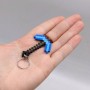 3D Брелоки MINECRAFT / МАЙНКРАФТ SWORD TOOL / МЕЧ KEYCHAIN, ЗОЛОТОЙ, 3D печать (OYTOY)