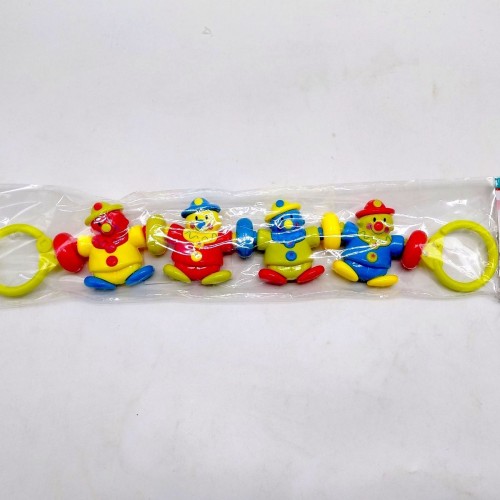 Брязкальце на візок "Клоуни" в кульку р.46x10x3 см (YG Toys)