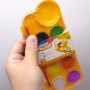 Акварельные краски, 8 цветов, кисточка, в пленке (Желтый) (MiC)