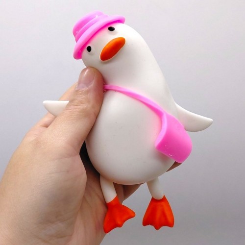 Іграшка антистрес "Happy Duck" (РОЖЕВИЙ) (MiC)
