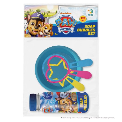 МІНІ НАБІР МИЛЬНИХ БУЛЬБАШОК «PAW PATROL». Об’єм 150 мл (мікс) (Dodo)