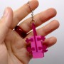 3D Брелоки MINECRAFT / МАЙНКРАФТ AXOLOTL/ АКСОЛОТЛЬ KEYCHAIN, 3D печать (OYTOY)